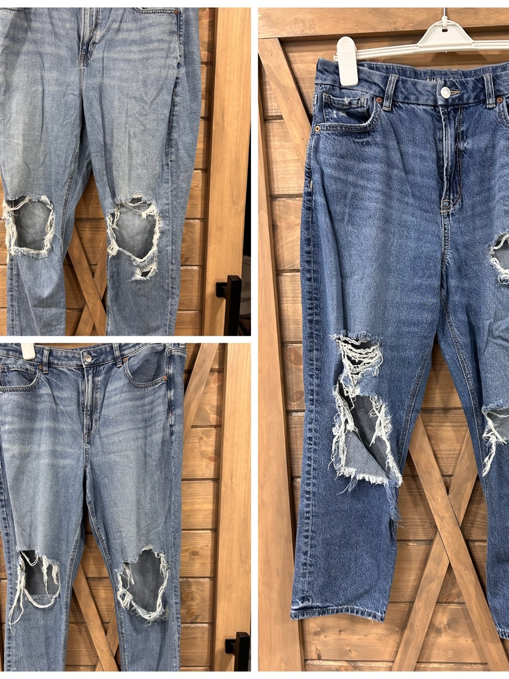 3 Pairs American Eagle Mom Jean Bundle